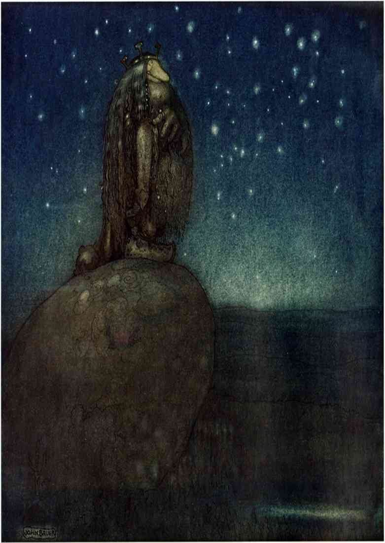 John Bauer Page 091 Fairy Art A4 Photo Print