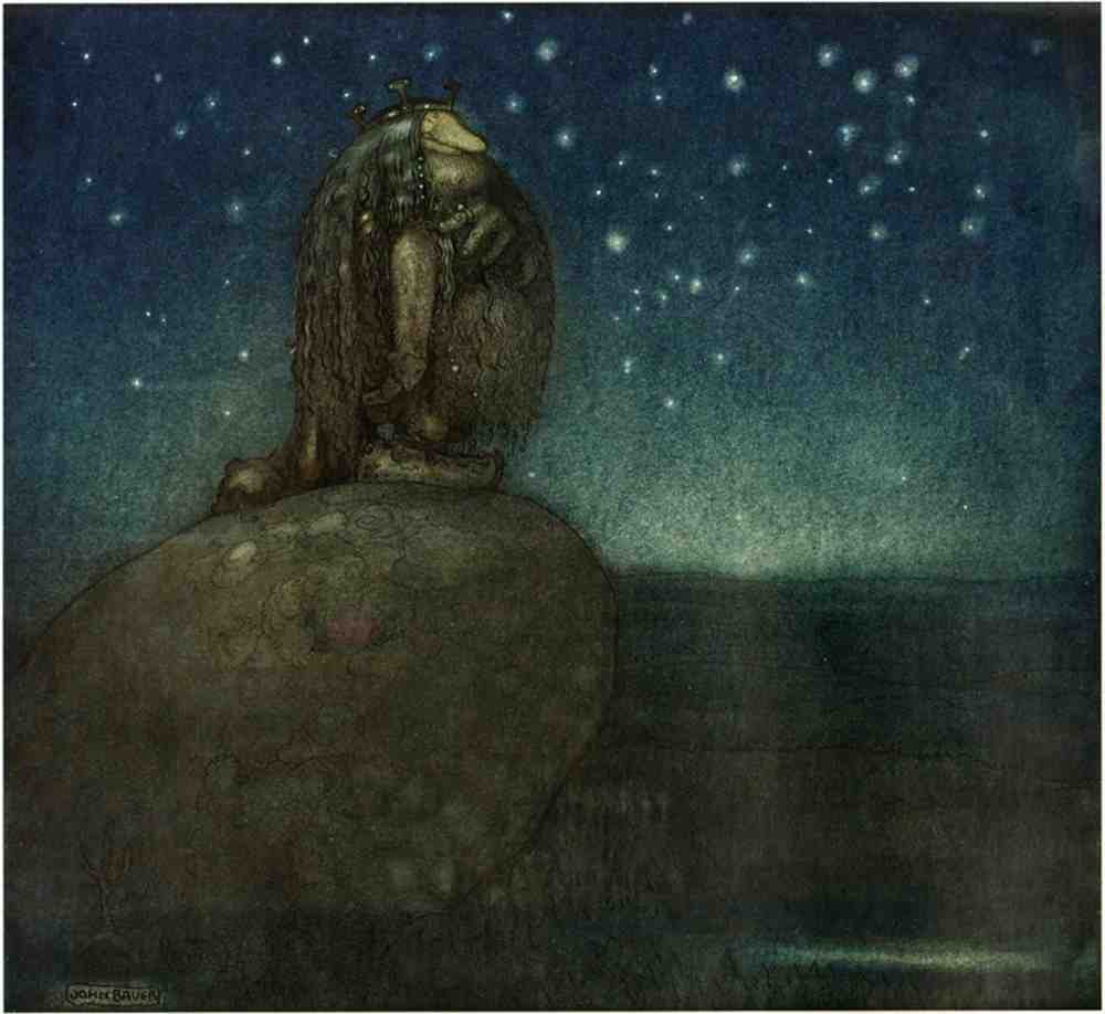 John Bauer Page 091 Fairy Art Vintage Illustration A4 Photo Print
