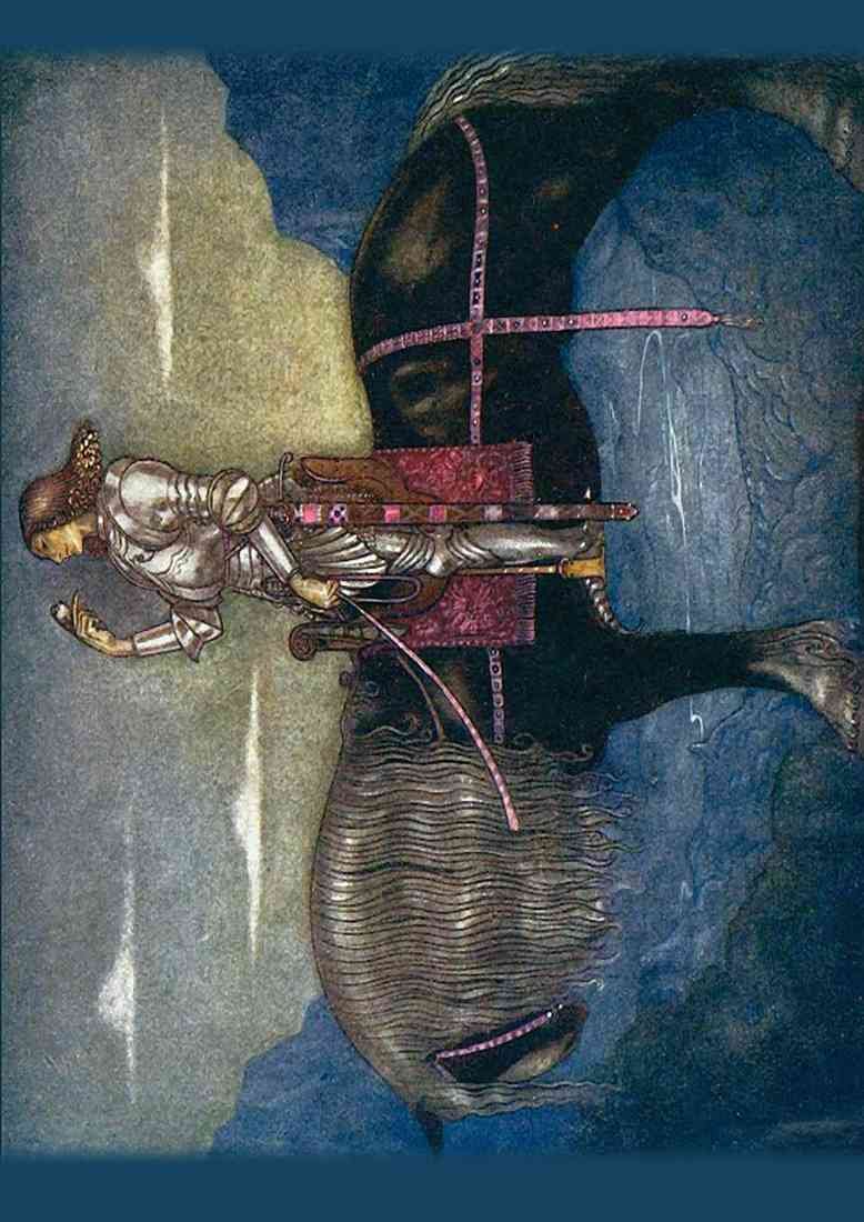 John Bauer Page 093 Fairy Art 2 A4 Photo Print