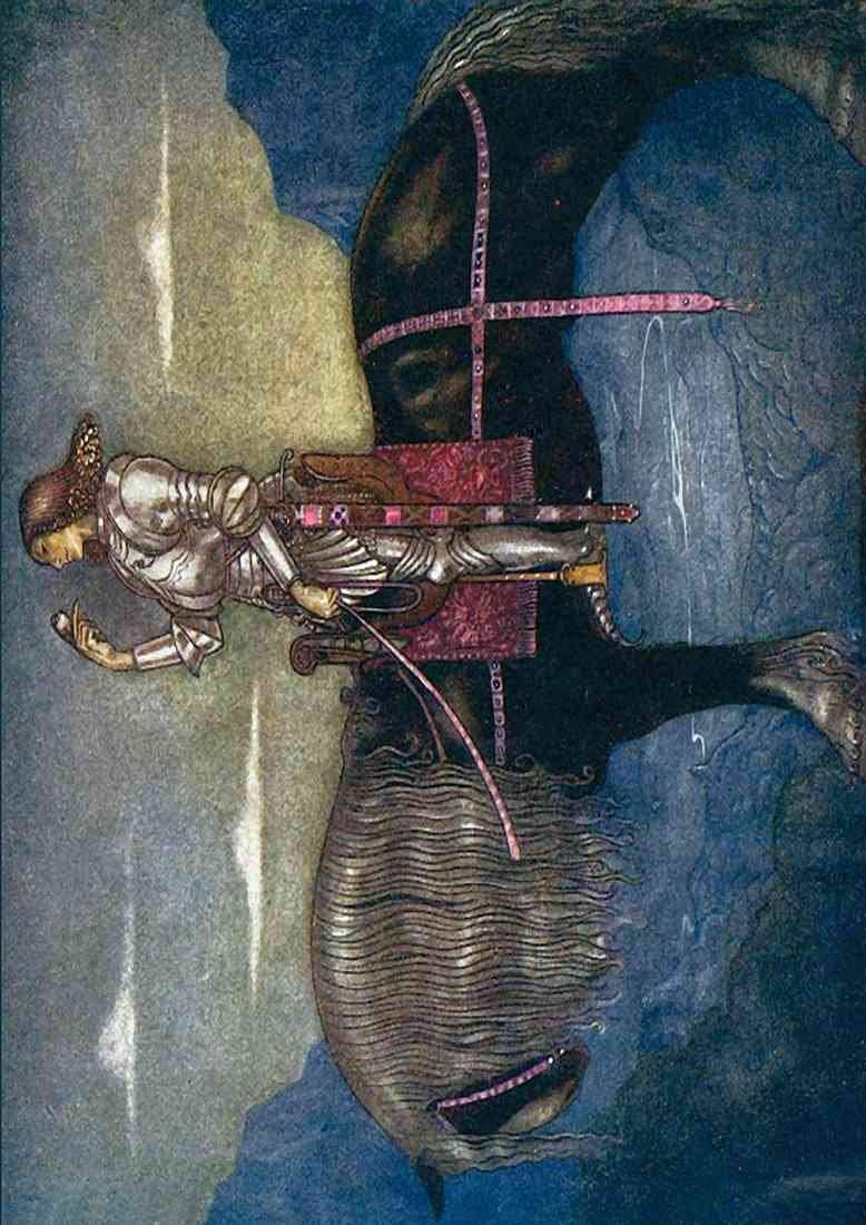 John Bauer Page 093 Fairy Art A4 Photo Print