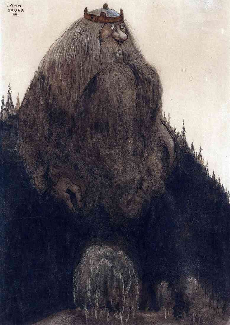 John Bauer Page 095 Fairy Art A4 Photo Print