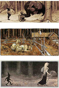 John Bauer Page 096 Fairy Art Vintage Illustration A4 Photo Print