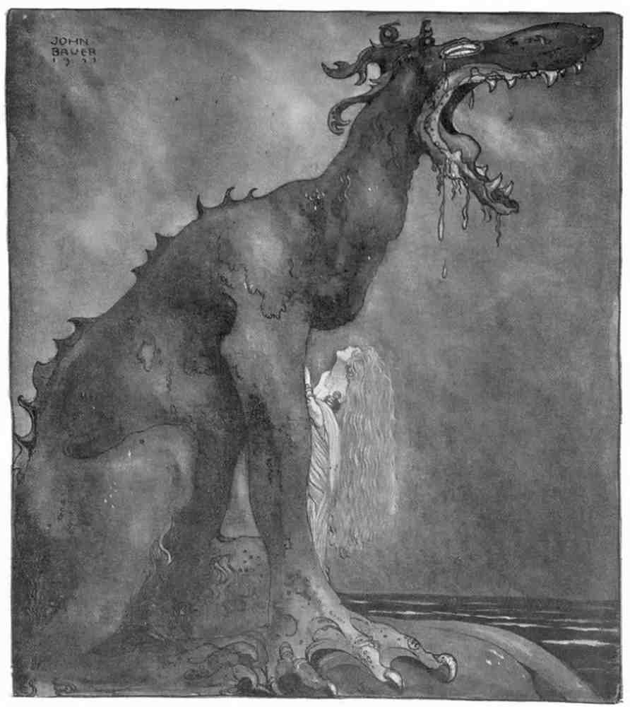 John Bauer Page 103 Fairy Art Vintage Illustration A4 Photo Print