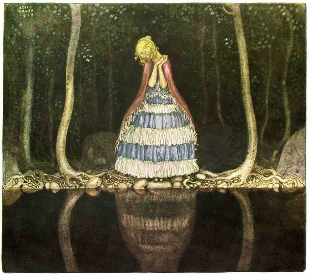 John Bauer Page 112 Fairy Art Vintage Illustration A4 Photo Print