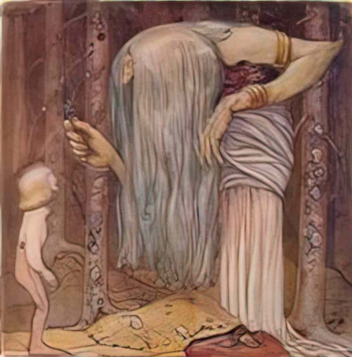 John Bauer here is a piece of a troll herb which nobody else but me c Art A4 Photo Print
