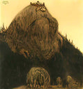 John Bauer king of the hill 1909 Art A4 Photo Print