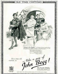 John Beag Piper Vintage Retro Advert Poster A4 Photo Print