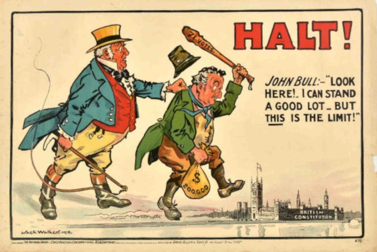 John Bull Halt Vintage Retro Advert Poster A4 Photo Print