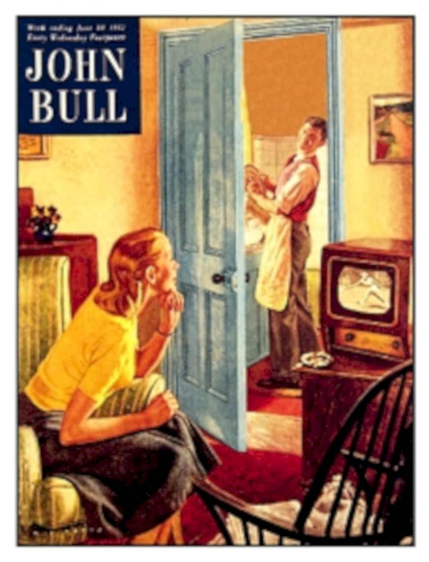 John Bull Scene 2 Vintage Retro Advert Ads A4 Photo Print