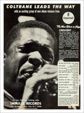 John Coltrane Jazz Vintage Retro Advert Poster A4 Photo Print