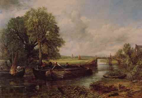John Constable A View On The Stour Near Dedham A4 Photo Print