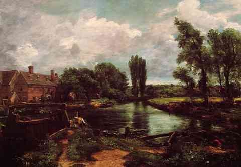 John Constable A WaterMill A4 Photo Print