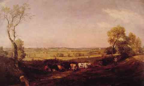 John Constable Dedham Vale Morning A4 Photo Print
