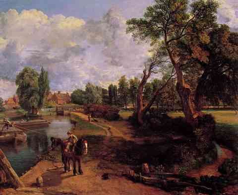 John Constable Flatford Mill Cr A4 Photo Print