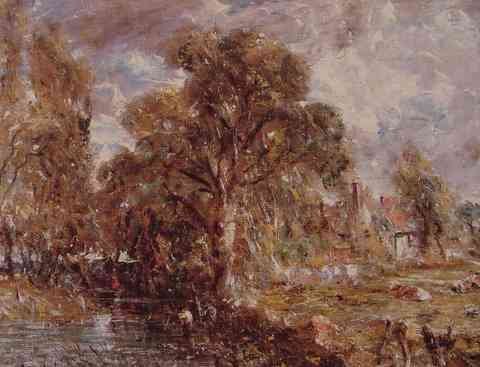 John Constable Scene On A River2 A4 Photo Print