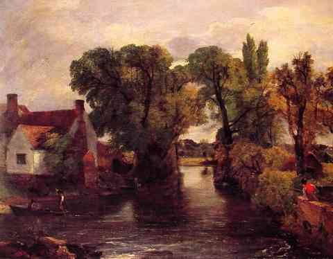 John Constable The Mill Stream A4 Photo Print