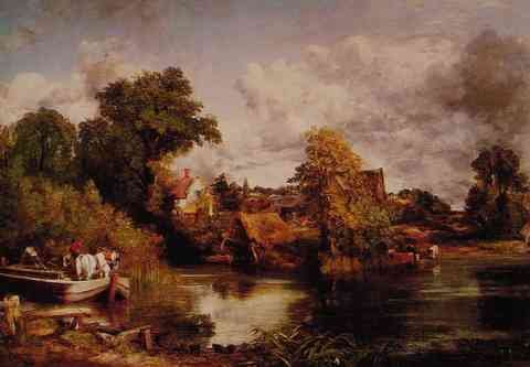 John Constable The White Horse A4 Photo Print