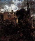 John Constable the admiral s house the grove 1823 Art A4 Photo Print