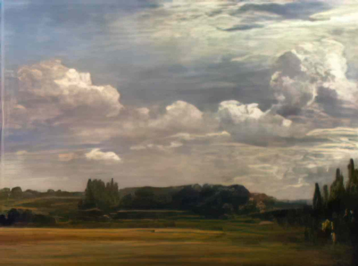 John Constable view towards the rectory from east bergholt house 1813 Art A4 Photo Print