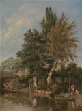 John Crome boys bathing on the river wensum norwich 1817 Art A4 Photo Print