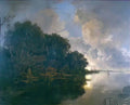John Crome bruges river ostend in the distance moonlight Art A4 Photo Print
