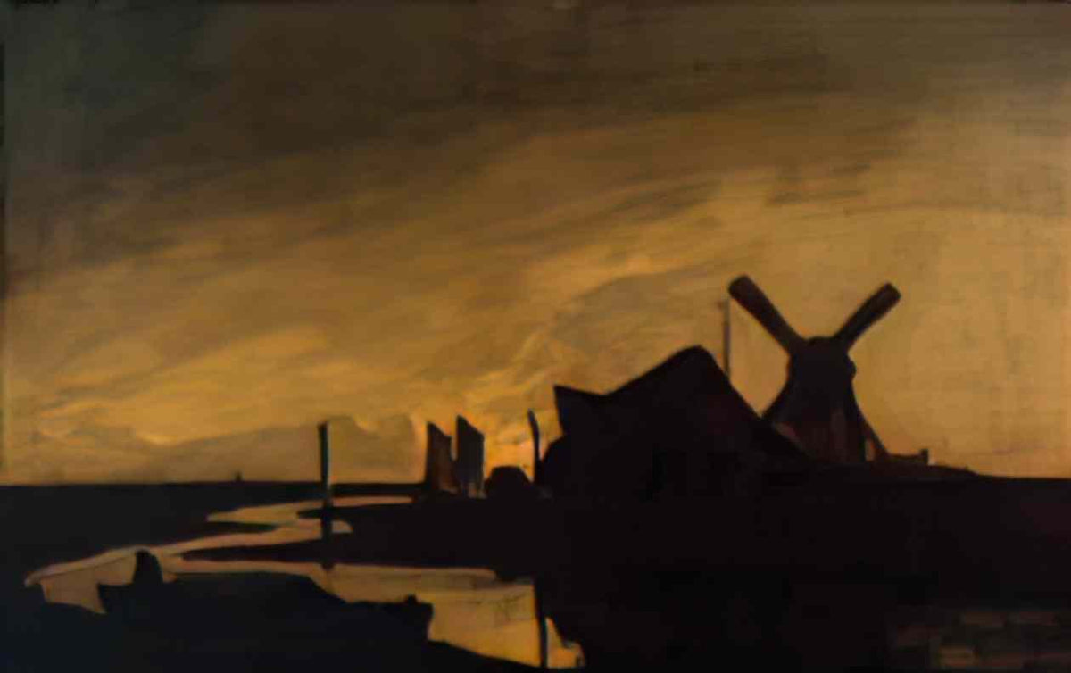 John Crome moonrise on the yare 1816 Art A4 Photo Print