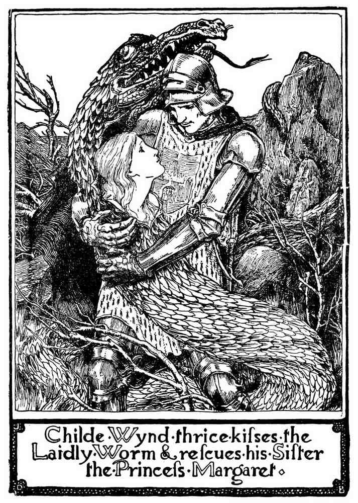 John D Batten Page 051 Fairy Art Vintage Illustration A4 Photo Print
