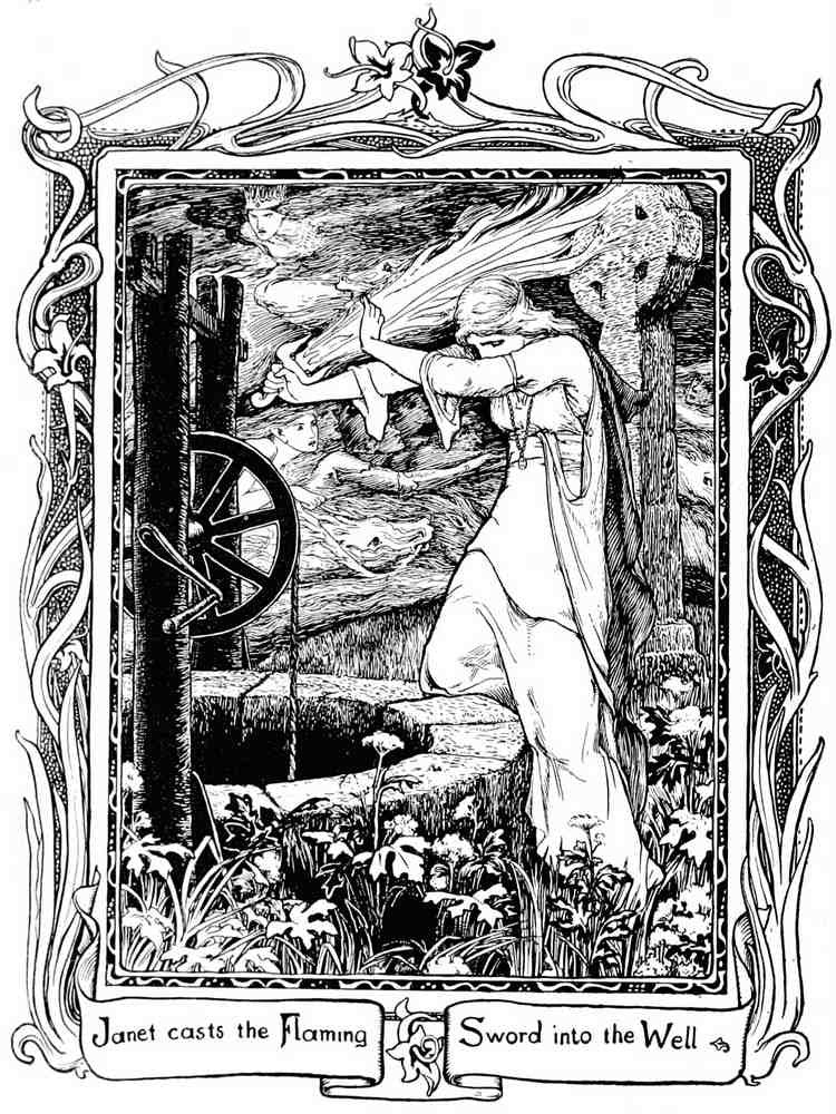 John D Batten Page 189 Fairy Art Vintage Illustration A4 Photo Print