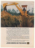 John Deere Backhoe 2 Vintage Retro Advert Ads A4 Photo Print