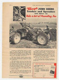 John Deere Loaders Vintage Retro Advert Ads A4 Photo Print
