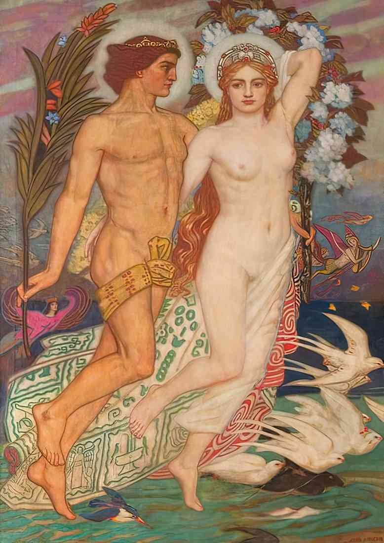 John Duncan fand and manannan A4 Photo Print