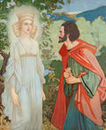John Duncan merlin and the fairy queen Art A4 Photo Print
