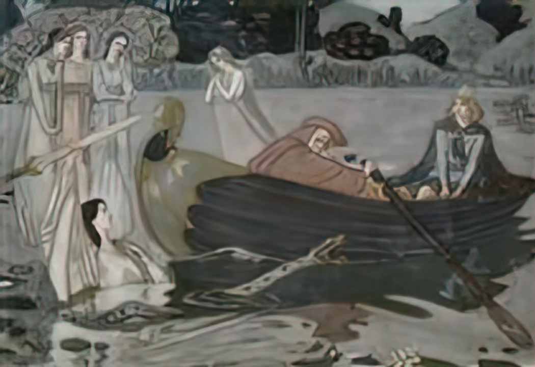 John Duncan the taking of excalibur by john duncan Art A4 Photo Print