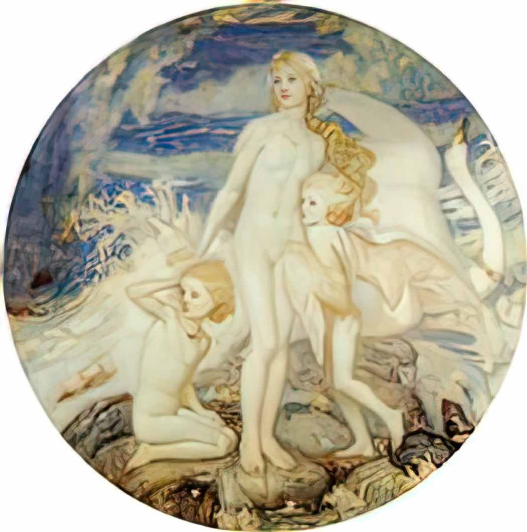 John Duncan thechildrenoflirduncan1914 Art A4 Photo Print