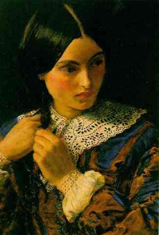 John Everett Millais Beauty A4 Photo Print
