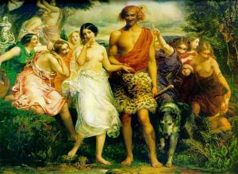 John Everett Millais Cymon And Iphigenia A4 Photo Print