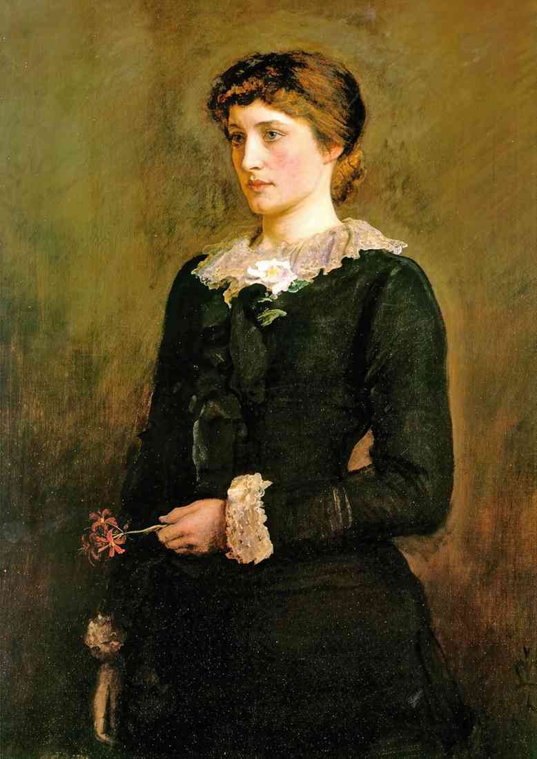 John Everett Millais a jersey lily portrait of lillie langtry A4 Photo Print
