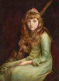John Everett Millais cinderella 2 A4 Photo Print