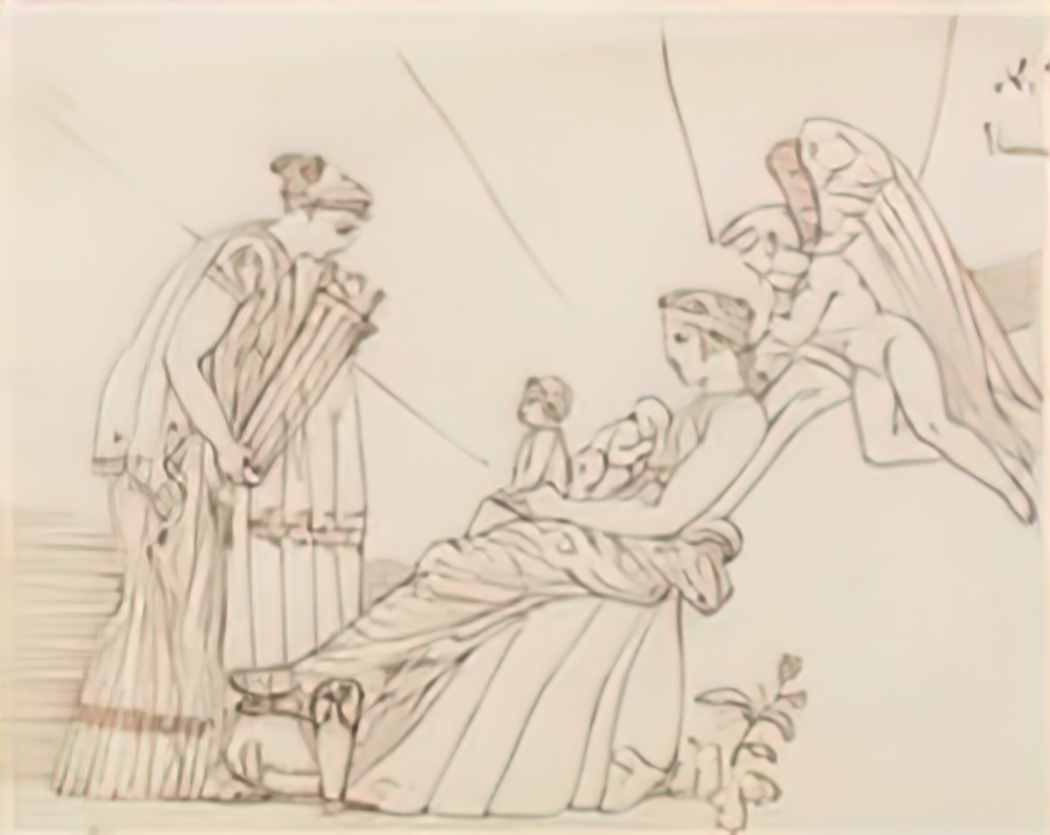 John Flaxman john flaxman to phoebus at his birth from aeschylus furi Art A4 Photo Print