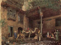 John Frederick Lewis A House In Cairo A4 Photo Print