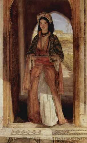 John Frederick Lewis The Coffee Bearer A4 Photo Print
