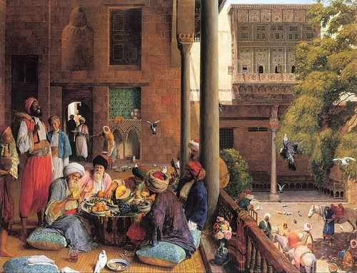 John Frederick Lewis The Midday Meal Cairo A4 Photo Print