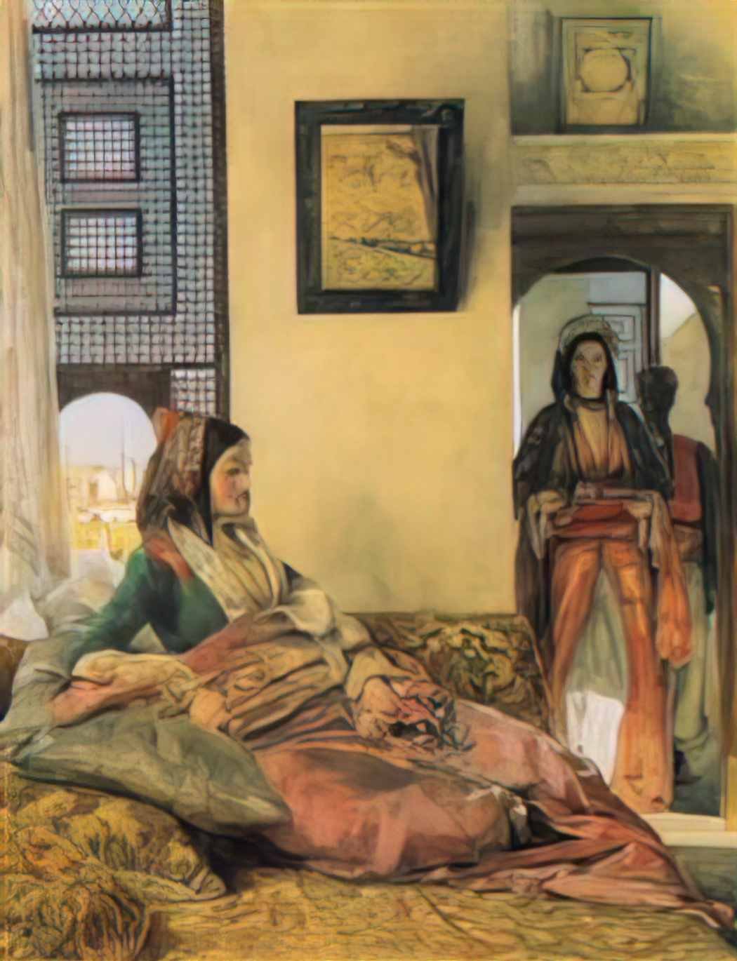 John Frederick Lewis arabian nights 3 by john frederick lewis Art A4 Photo Print