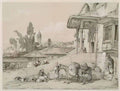 John Frederick Lewis cannon foundry tophana lewis john f 1838 Art A4 Photo Print