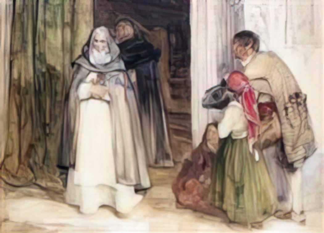 John Frederick Lewis j f lewis alms 1833 Art A4 Photo Print
