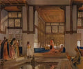 John Frederick Lewis john frederick lewis a lady receiving visitors t Art A4 Photo Print