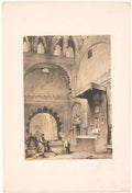 John Frederick Lewis schetsen van een reis naar spanje capilla de vil Art A4 Photo Print
