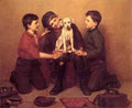 John George Brown The Foundling A4 Photo Print