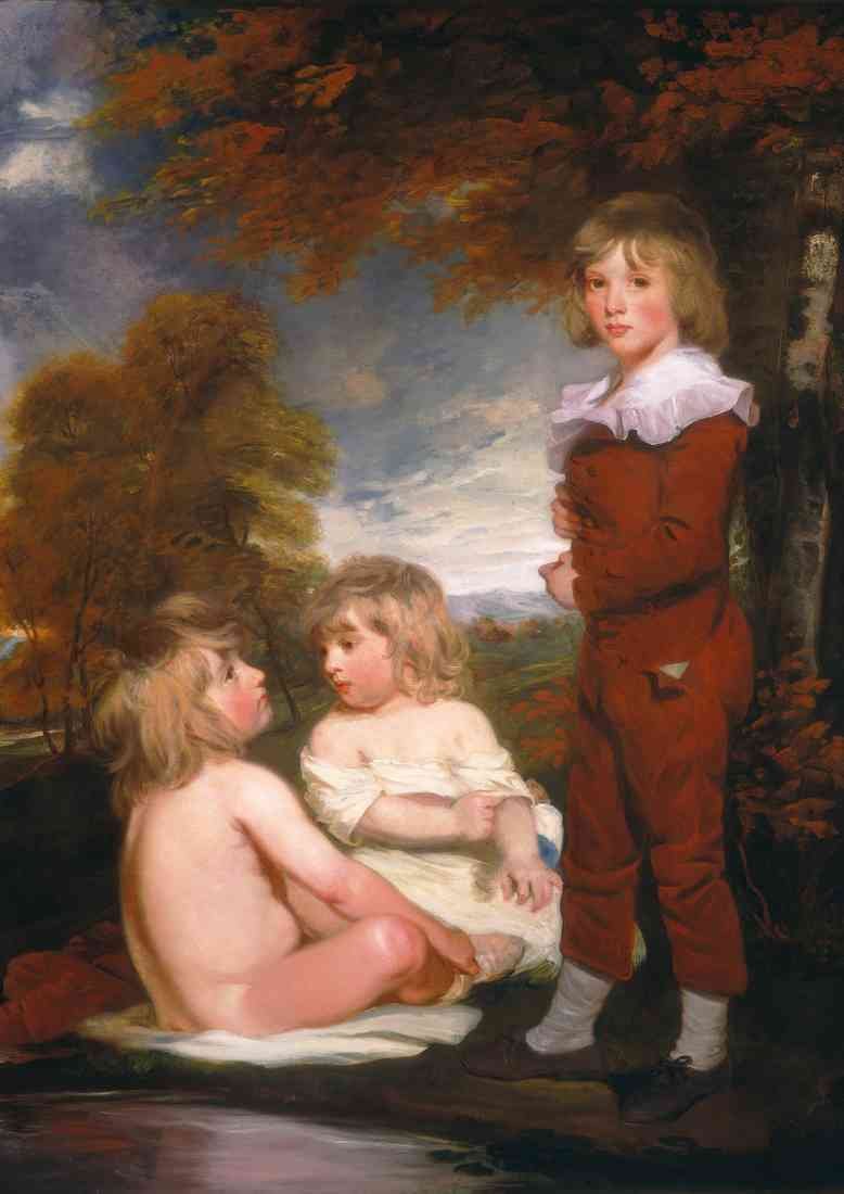 John Hoppner The Hoppner Children 1791 A4 Photo Print