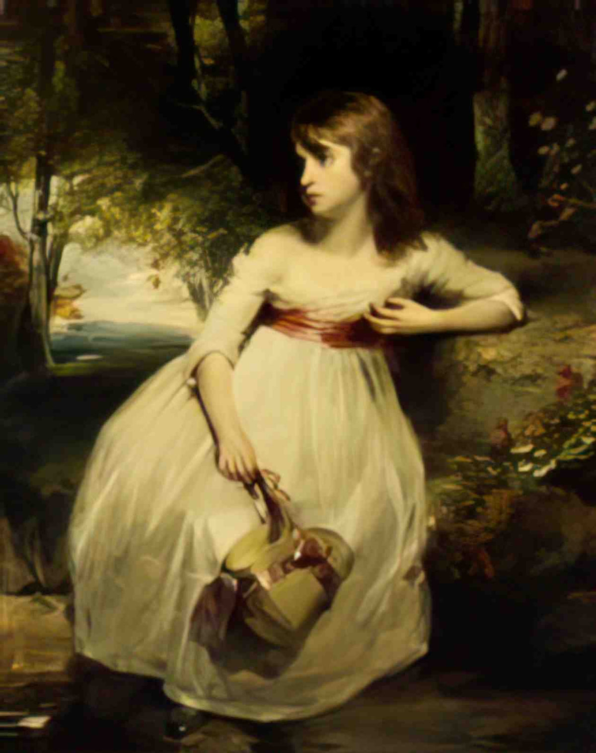 John Hoppner the little gardener Art A4 Photo Print